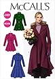 McCall Pattern Company M6800 Misses'/Miss Petite Lined Coats, Belt, Detachable Collar and Hood Sewing Template, Size A5 (6-8-10-12-14)