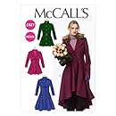 McCall Pattern Company M6800 Misses'/Miss Petite Lined Coats, Belt, Detachable Collar and Hood Sewing Template, Size A5 (6-8-10-12-14)