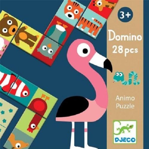 Djeco Domino Animo Puzzle - 28pcs