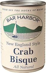 Bar Harbor All Natural Crab Bisque, 10.5-Ounce Cans (Pack of 6)