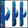 Rabbit Vibrator Wave of Passion Rotating Head Blue