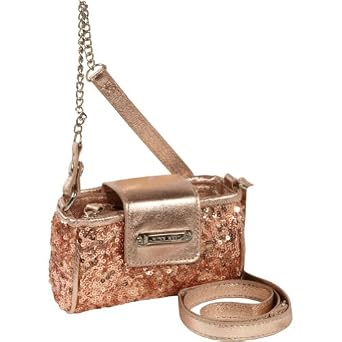 Nine West Handbags Flash Lite Mini Tech Crossbody (Rose Gold)