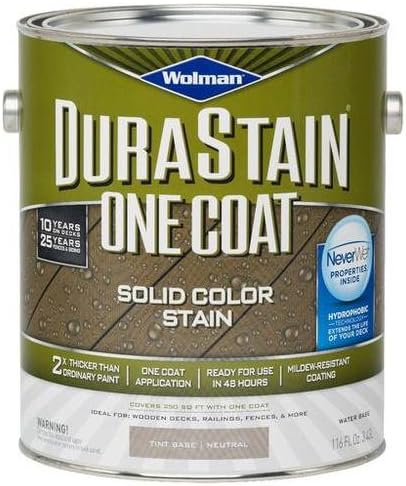 WolmanTM DuraStain® One Coat Solid Color Stain Neutral Base - Gallon