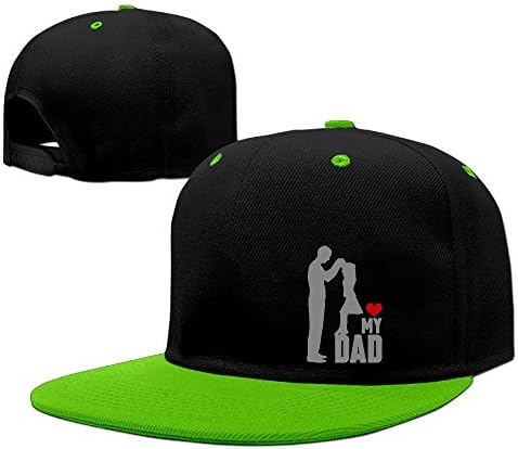 LOVE MY DAD Snapback Hats Linen Baseball Caps Screen Print Sports Caps Team Hat