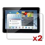 eForCity 2 packs Reusable Screen Protectors Compatible with Samsung© Galaxy Tab 2/ 10.1/ P5100/ P5110