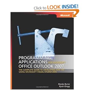 Programming Applications for Microsoft Office Outlook 2007 [Paperback]