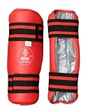 Cobra Shin Guard Vinyl Red