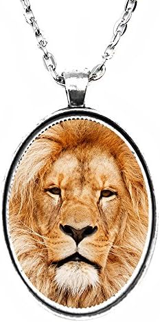 Lion of Wisdom, Justice, Honor, Bravery &amp; Royalty Silver Pendant