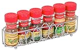 Spice Rack - High Quality Stainless Steel with Shiny Chrome Polish