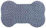 BLUE - Bone-Shaped Braided Rugs
