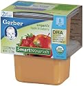 Gerber 2nd Foods Organic Apple & Strawberry, 2-Count, 3.5-Ounce Tubs (Pack of 8)