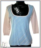 Dolce & Gabbana - Dolce & Gabbana Sweater Top Striped Light Blue & Cream
