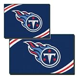 NFL Tennessee Titans Two Piece Rectangular Rug Set