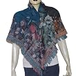 Winter Scarfs Women in Square Shape Gifts from India 44 x 44 inches (sjmwr094)