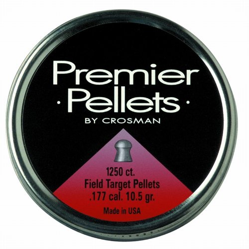 Crosman Premier Heavy .177 Cal, 10.5 Grains, Domed, 1250/Box