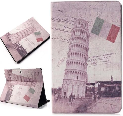 EzydigitalCBCarryberry Samsung Galaxy Note Pro 12.2 & Tab Pro 12.2 Rotating Case Cover - Vegan Leather 360 Degree Swivel Stand for NotePRO (SM-P900) & TabPRO (SM-T900/T905) 12.2-inch Android Tablet with Auto Sleep/Wake Feature-Pink