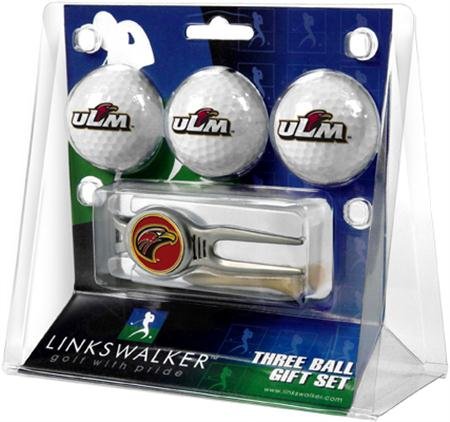 Louisiana-monroe Warhawks Ncaa Kool Tool 3 Golf Ball Gift Packs