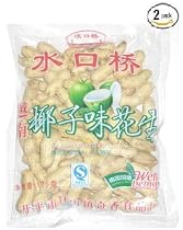 ShuiKou Bridge - Baked Coconut Peanut In Shell Snack (Read to Eat) - 2x6.25 Oz