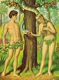 Unknown - Adam und Eva Size 5x7.5 by Unknown. Size 5.00 inches width by 7.50 inches height. High Quality Art Poster Print