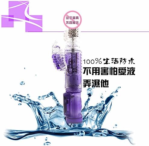 New Style Butterfly Thrusting Vibe Waterproof Thrusting Rotating 360 Degrees Dual Stimulator Massager Vibe Multi Speed Electric Vibration Vibe Massager Bullet Wand Stick Clitorial Stimulation Powerful Female Masturbate Toy G-spot Stimulators for Women Couples Random Color