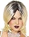 Evil Bride Wig (Blonde w/ Black) Adult Accessory