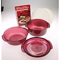 Tupperware(c) Micro3-Garset mit Kochbuch