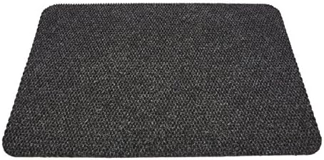 Emerald Wholesale Hedge Hog Ridged Scraper Mat with Rubber Non-Skid Backing, 22 x 35", Black