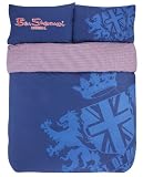 ZAP BEN SHERMAN BLUE TONAL DOUBLE DUVET SET