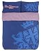 ZAP BEN SHERMAN BLUE TONAL DOUBLE DUVET SET