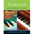Buy PianoLab: An Introduction to Class Piano (with Keyboard for Piano and Guitar and CD) by Carolynn A. Lindeman