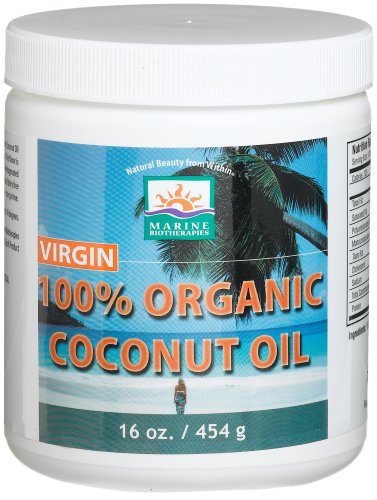 White Egret Organic Coconut Oil, 16-Ounce Plastic Jars (Pack of 2) by White Egret Earomatherapy