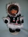 American Indian Porcelain Doll Tuktu