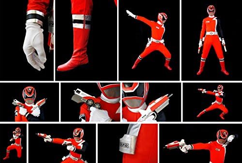 Fine Horse Cosplay Costume_tokusou sentai degarenja_Deka Red_suit_Large