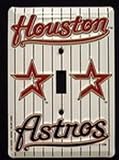 Houston Astros Light Switch Covers (single) Plates