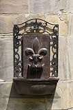 French Quarter Wall Fountain in English Iron