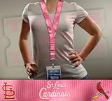 MLB St. Louis Cardinals Lanyard, Pink