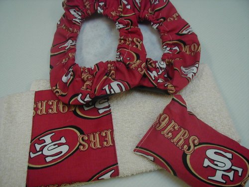 San Francisco 49ers Fabric Bowling Shoe Cover Rosin Bag Towel Set