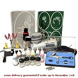 Spraymaster Complete Gravity Feed Dual Action Airbrush W/ Paint, Stencils & Holder, 20 Pcs. Xmas Kit Worth Over 325 Only Few Left - CPK5028