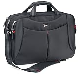 Icon ICON82TSA-BLK Checkpoint-Friendly Brief with Trolley Strap (Black)