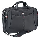 Icon ICON82TSA-BLK Checkpoint-Friendly Brief with Trolley Strap (Black)