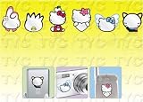 Hello Kitty Mobile Mirror Sticker Set (6/Set)