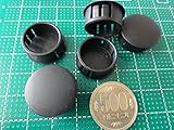 穴埋め・目隠しキャップ　黒　直径φ22mm　5個入＜yjp-0548＞