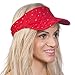 TopHeadwear Glitter Sequin Visor Hat (Various Colors)