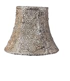 Ivory Vine Embroidery Chandelier Shade