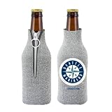 MLB 2013 Baseball Team Logo Womens Ladies Glitter Beer Bottle or Can Holder Koozie Cooler - All 30 Teams Avaialble! (Bottle, Seattle Mariners) Amazon.com