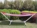 Single Hammock with Stand Combo - Extra Wide Brazilian Hammock (79 X 55 Hammock Bed). Clearance Sale Going On Now, Free Same Day Shipping