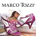 MARCO TOZZI, Damen High-Heels Riemchen-Sandalette, Lack, Absatz Design, purple pink