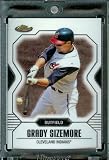 2007 Topps Finest #56 Grady Sizmore Baseball Card Cleveland Indians - Mint Condition - Shipped In Protective Display Case !!