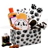 Paw Prints Doggie Gift Basket - Great Gift for Dogs and Their People