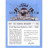 1941 1946 1947 1948 FORD Car Truck Service Bulletins by Ford